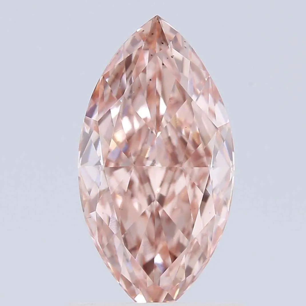 1.06ct MARQUISE Fancy Intense Pink VS2 Coloured Lab diamond