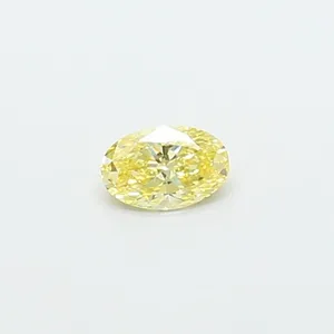 0.3ct OVAL Fancy Yellow VVS2 Coloured Lab diamond