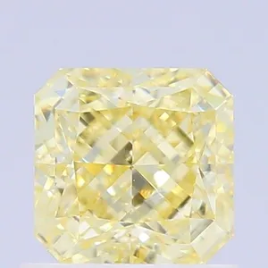 1.03ct RADIANT Fancy Yellow VS2 Coloured Lab diamond