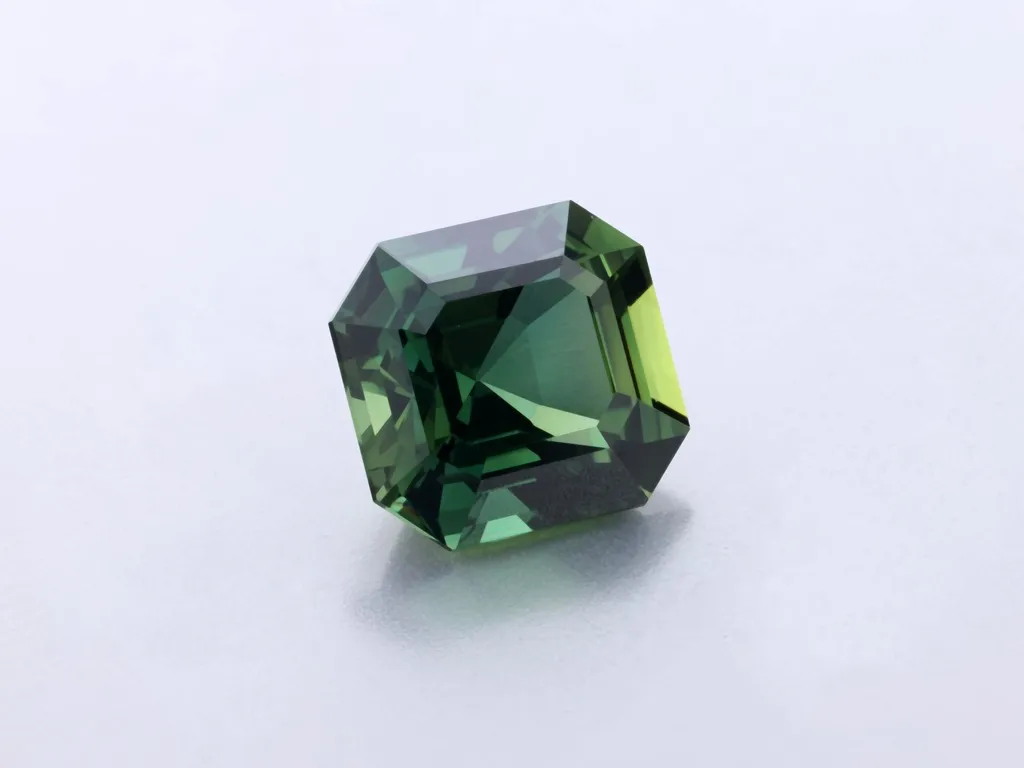 1.86ct Parti Sapphire, Emerald Cut gemstone
