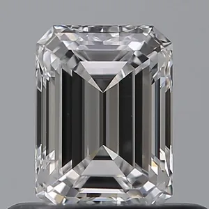0.51ct EMERALD D VVS2 Natural diamond