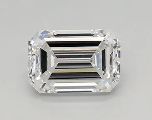0.46ct EMERALD D VVS1 Lab diamond