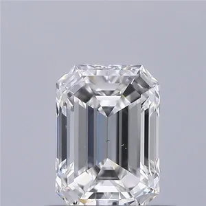 0.5ct EMERALD F VS2 Natural diamond