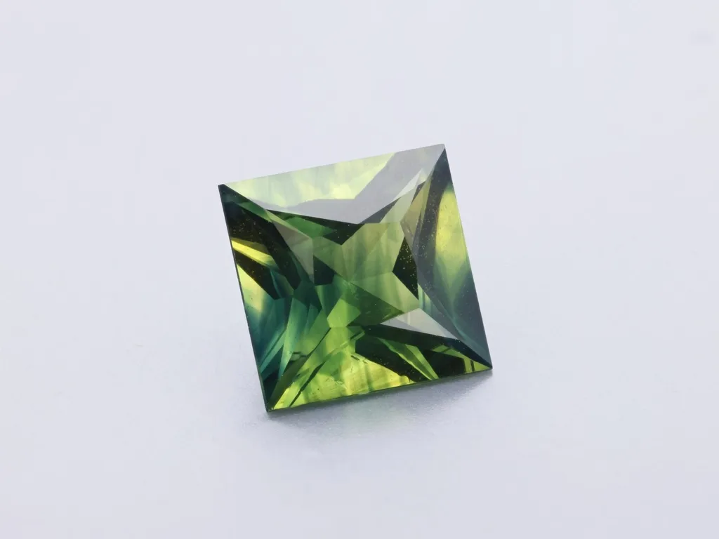 1.07ct Parti Sapphire, Square gemstone
