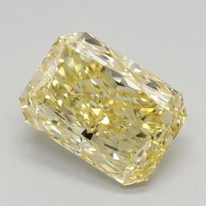 1.01ct RADIANT Fancy Vivid Yellow VS1 Coloured Lab diamond
