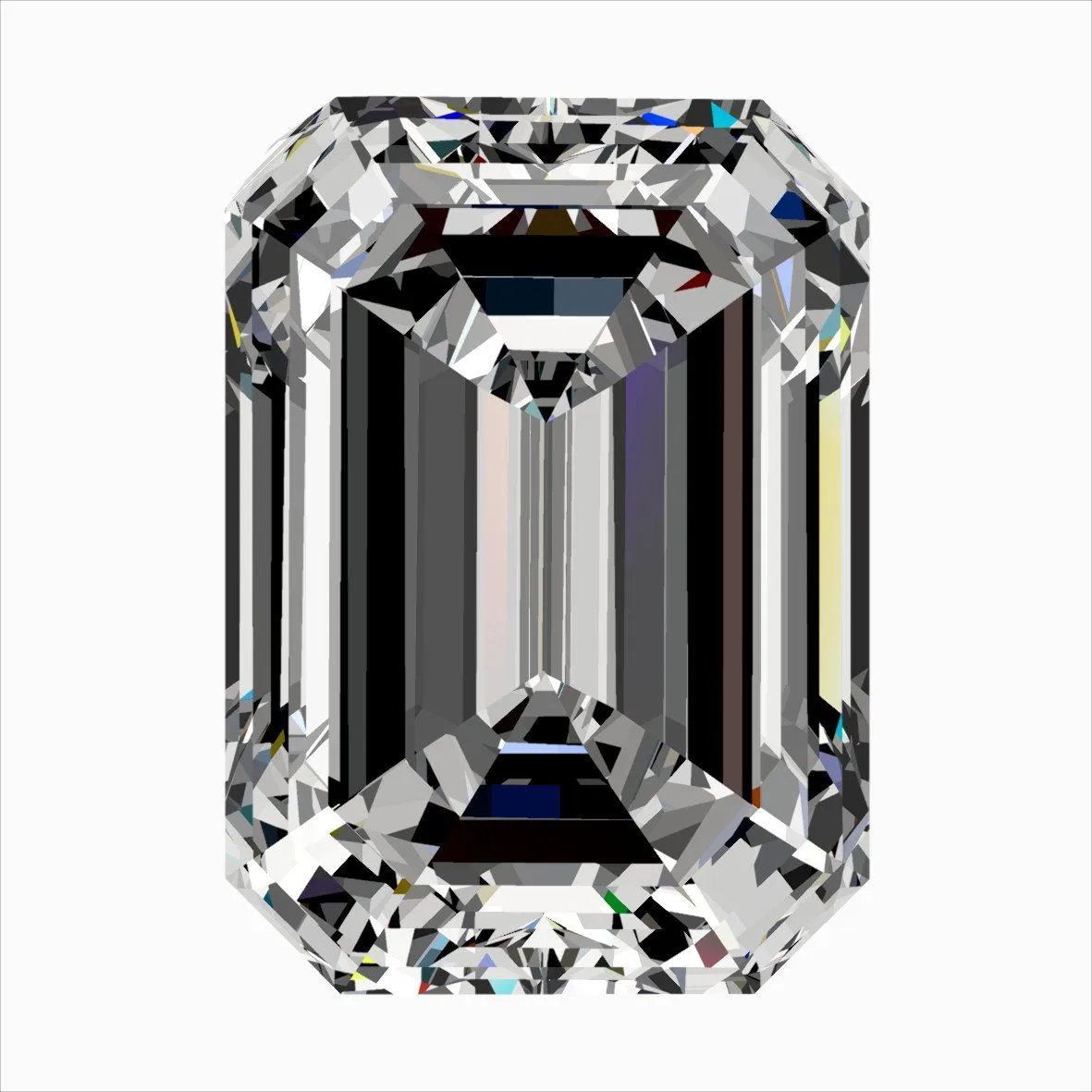 0.36ct EMERALD F VVS1 Natural diamond