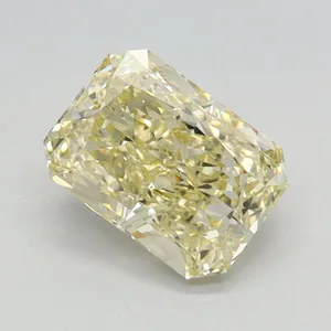 1.26ct RADIANT Fancy Light Yellow VS1 Coloured Lab diamond