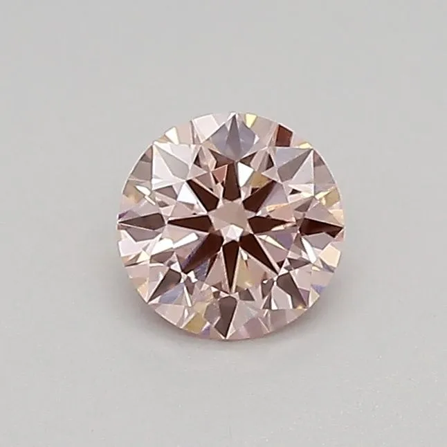 0.37ct ROUND Fancy Intense Pink VS1 Coloured Lab diamond