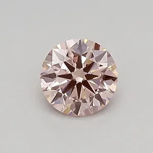 0.37ct ROUND Fancy Intense Pink VS1 Coloured Lab diamond