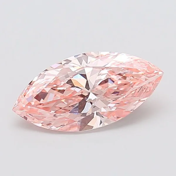 2.09ct MARQUISE Fancy Intense Pink VS1 Coloured Lab diamond
