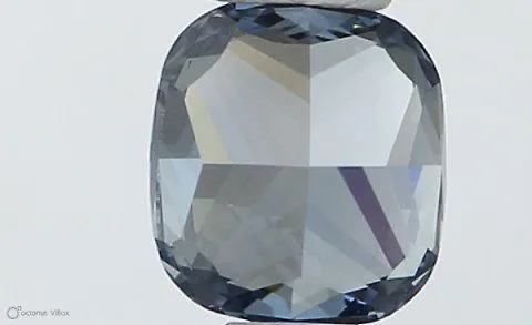 0.38ct CUSHION Fancy Vivid Blue VS2 Coloured Lab diamond