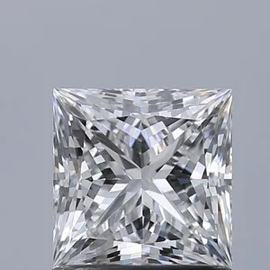 1.05ct PRINCESS D VVS1 Natural diamond