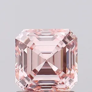 1.15ct EMERALD Fancy Intense Pink VVS2 Coloured Lab diamond