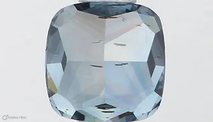 0.5ct CUSHION Fancy Vivid Blue SI1 Coloured Lab diamond