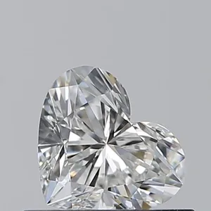 0.5ct HEART G VVS1 Natural diamond