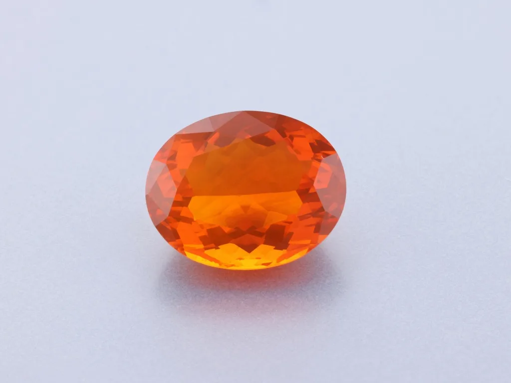2.04ct Orange Opal, Oval gemstone