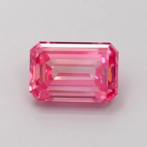 1.04ct EMERALD Fancy Vivid Pink VVS2 Coloured Lab diamond