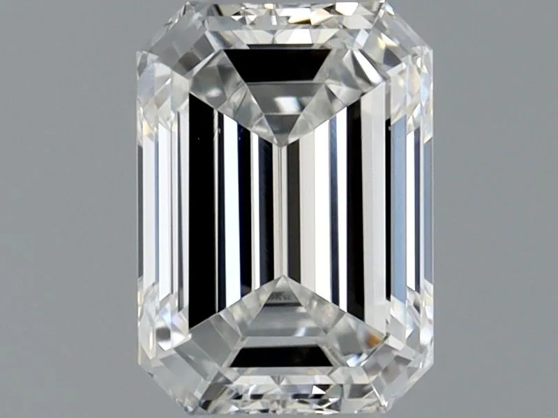 0.39ct EMERALD F VVS2 Natural diamond