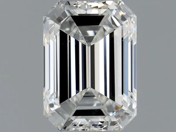 0.39ct EMERALD F VVS2 Natural diamond