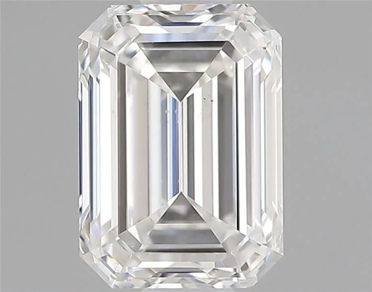 0.49ct EMERALD F VS2 Natural diamond
