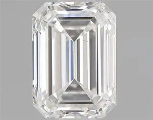0.49ct EMERALD F VS2 Natural diamond