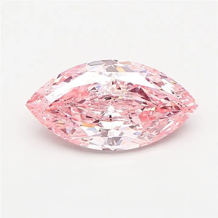 2.09ct MARQUISE Fancy Vivid Pink VVS2 Coloured Lab diamond