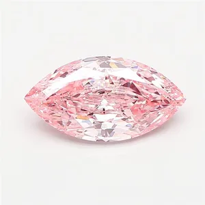 2.09ct MARQUISE Fancy Vivid Pink VVS2 Coloured Lab diamond