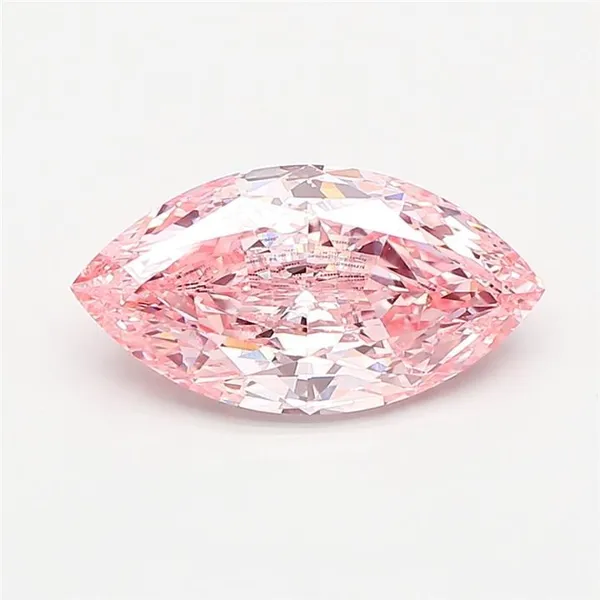 2.09ct MARQUISE Fancy Vivid Pink VVS2 Coloured Lab diamond