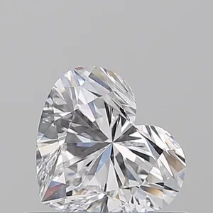 0.53ct HEART D VVS1 Natural diamond