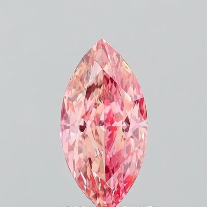 1.04ct MARQUISE Fancy Pink VVS2 Coloured Lab diamond