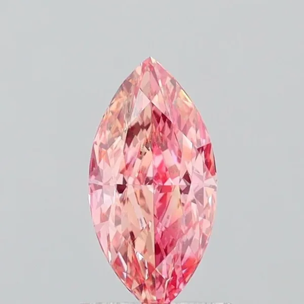 1.04ct MARQUISE Fancy Pink VVS2 Coloured Lab diamond