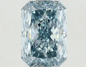 1.36ct RADIANT Fancy Vivid Blue VS2 Coloured Lab diamond