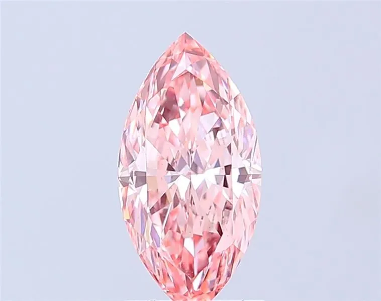 2.02ct MARQUISE Fancy Vivid Pink VS1 Coloured Lab diamond
