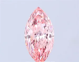 2.02ct MARQUISE Fancy Vivid Pink VS1 Coloured Lab diamond