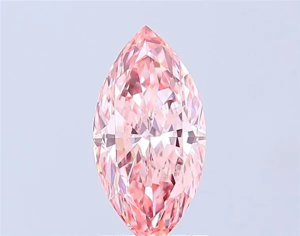 2.02ct MARQUISE Fancy Vivid Pink VS1 Coloured Lab diamond