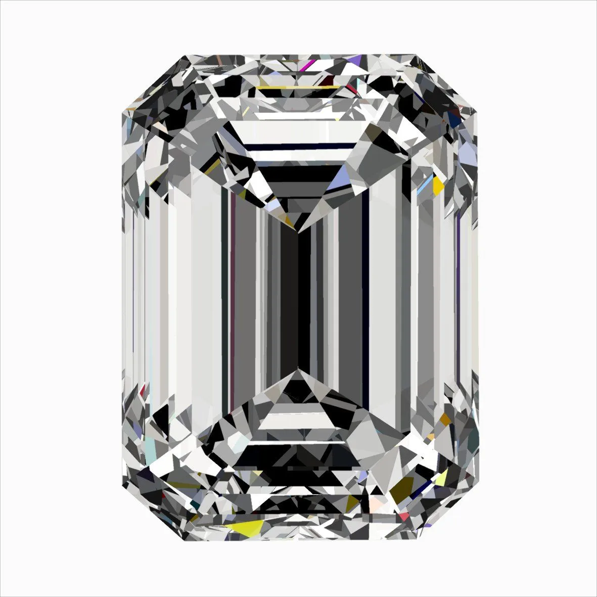 0.50ct EMERALD G VVS2 Natural diamond