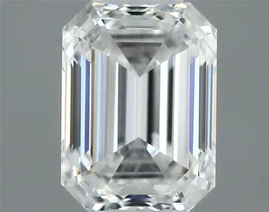 0.3ct EMERALD F VVS2 Natural diamond