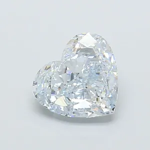 1.45ct HEART Fancy Light Blue VVS2 Coloured Lab diamond