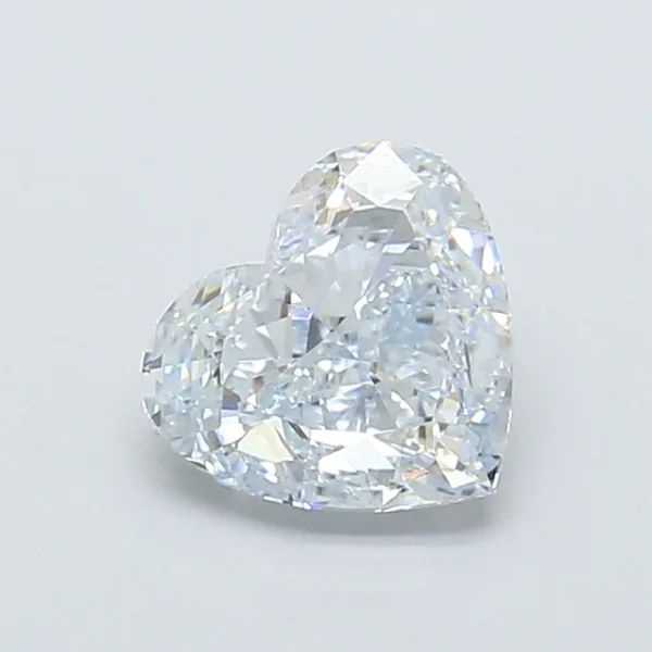 1.45ct HEART Fancy Light Blue VVS2 Coloured Lab diamond
