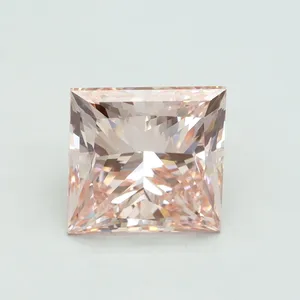5.01ct PRINCESS Fancy Intense Pink VS2 Coloured Lab diamond