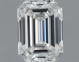 0.4ct EMERALD F VS2 Natural diamond