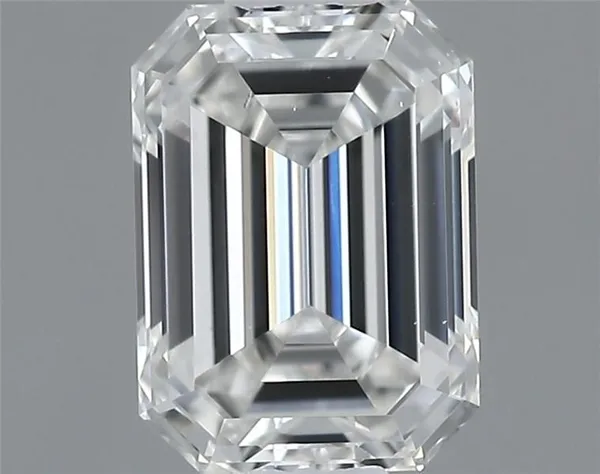 0.4ct EMERALD F VS2 Natural diamond