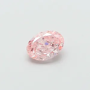 1ct OVAL Fancy Intense Pink VS1 Coloured Lab diamond