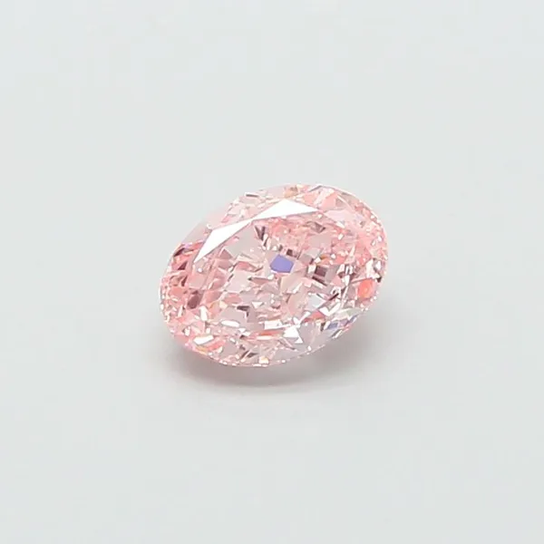 1ct OVAL Fancy Intense Pink VS1 Coloured Lab diamond