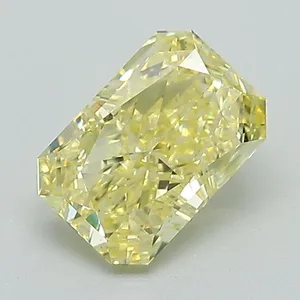 1.15ct RADIANT Fancy Intense Yellow VS1 Coloured Lab diamond