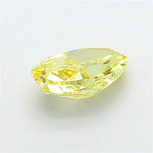 1.02ct OVAL Fancy Vivid Yellow SI1 Coloured Lab diamond