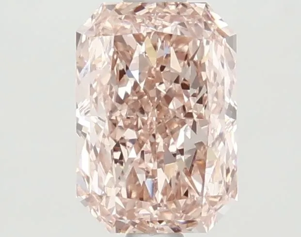 1.26ct RADIANT Fancy Intense Pink VS1 Coloured Lab diamond