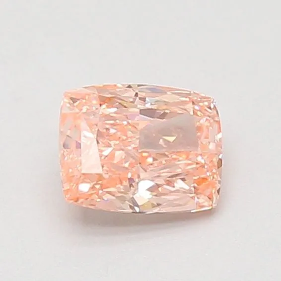 0.70ct CUSHION Fancy Vivid Pink VS1 Coloured Lab diamond