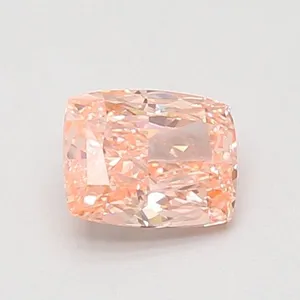 0.7ct CUSHION Fancy Vivid Pink VS1 Coloured Lab diamond