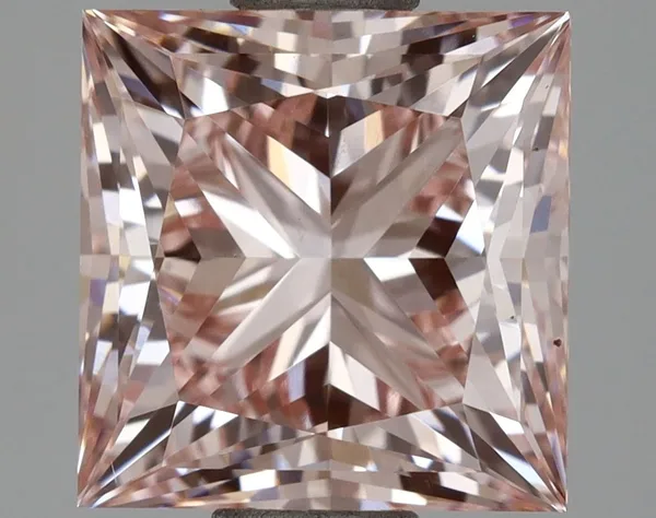 2.54ct PRINCESS Fancy Intense Pink VS1 Coloured Lab diamond